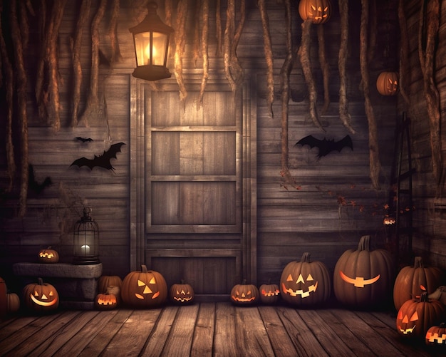 Halloween-inspirierte Kulisse