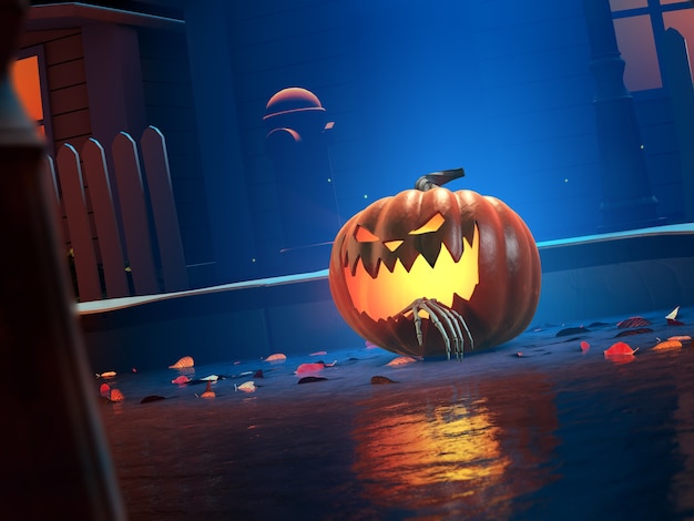 Halloween Jack O Lantern Background
