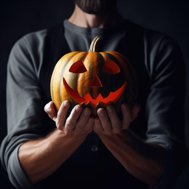 Halloween Jack o Linterna de calabaza También conocido como Halloween Jack o Lantern Pumpkin