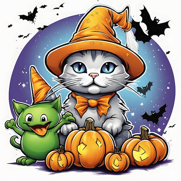 Halloween Katze