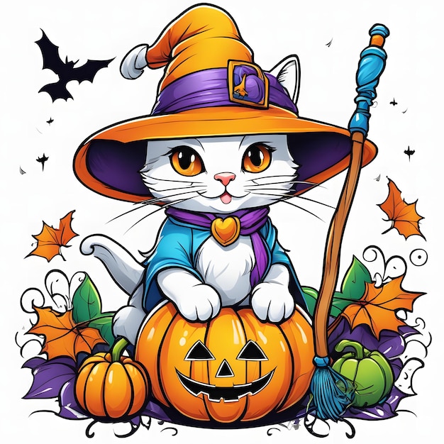 Halloween-Katzensublimation