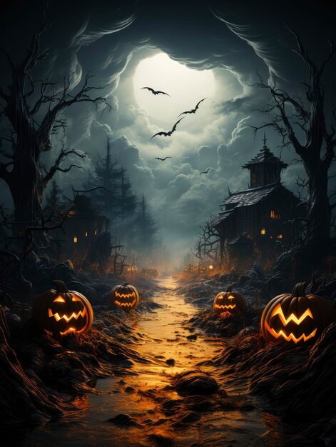 Halloween-Kürbis-Hintergrund