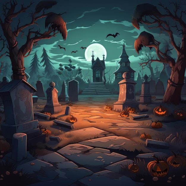 Halloween-Kunstdesign-Vektor