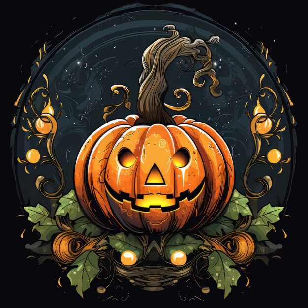 Halloween-Kunstdesign-Vektor