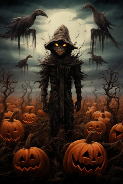 Halloween-Kunstdesign