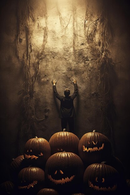 Halloween-Kunstdesign