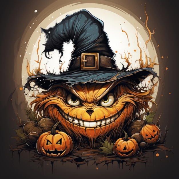 Halloween-Kunstdesign