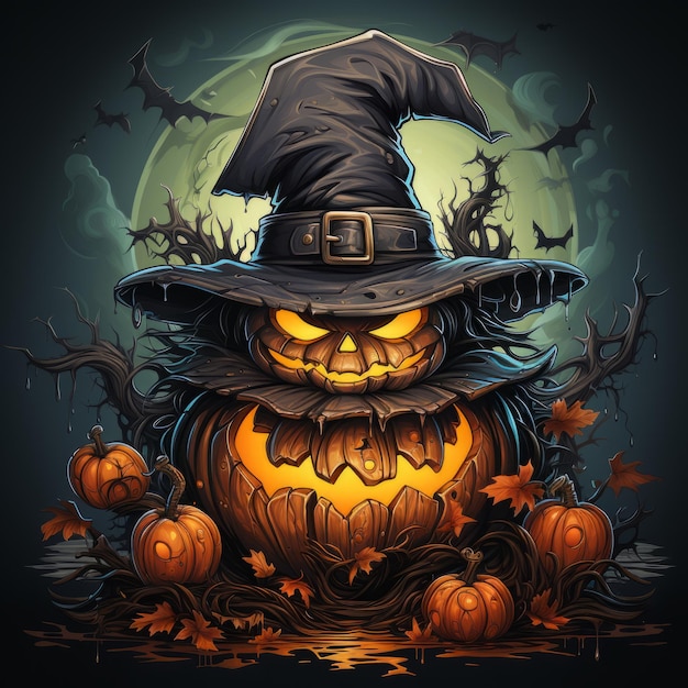 Halloween-Kunstdesign