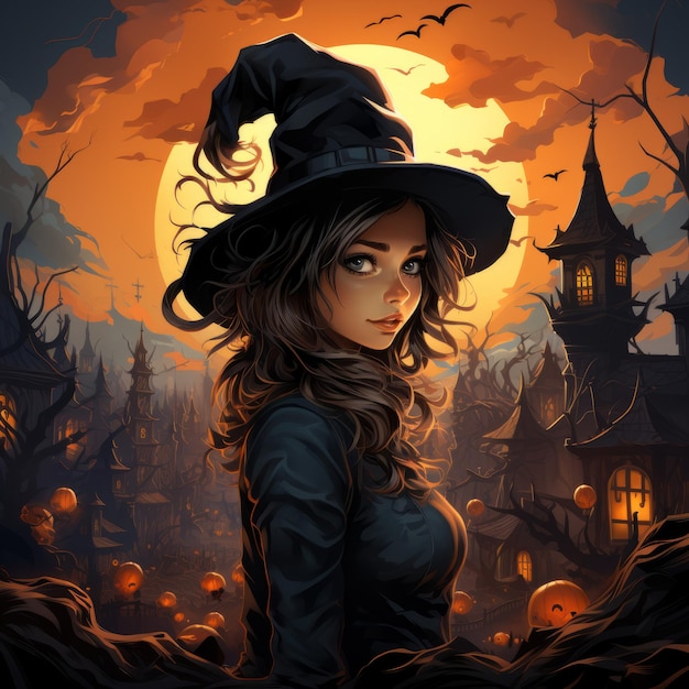 Halloween-Kunstdesign