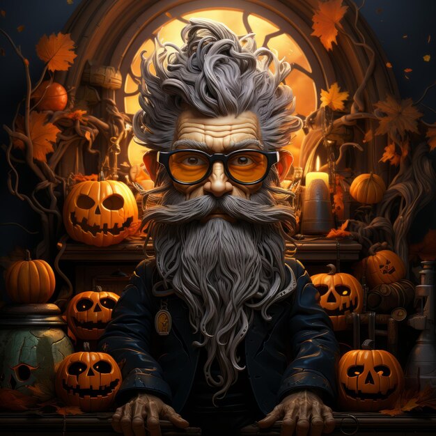 Halloween-Kunstdesign