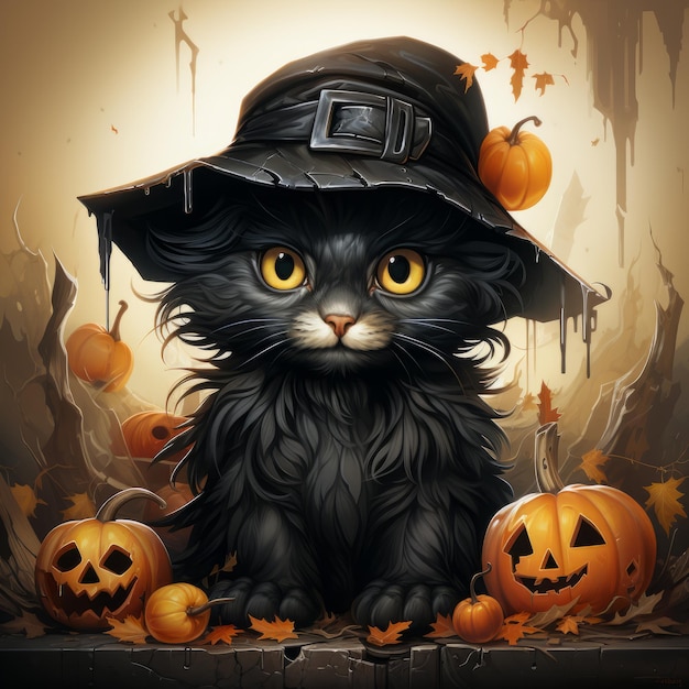 Halloween-Kunstdesign