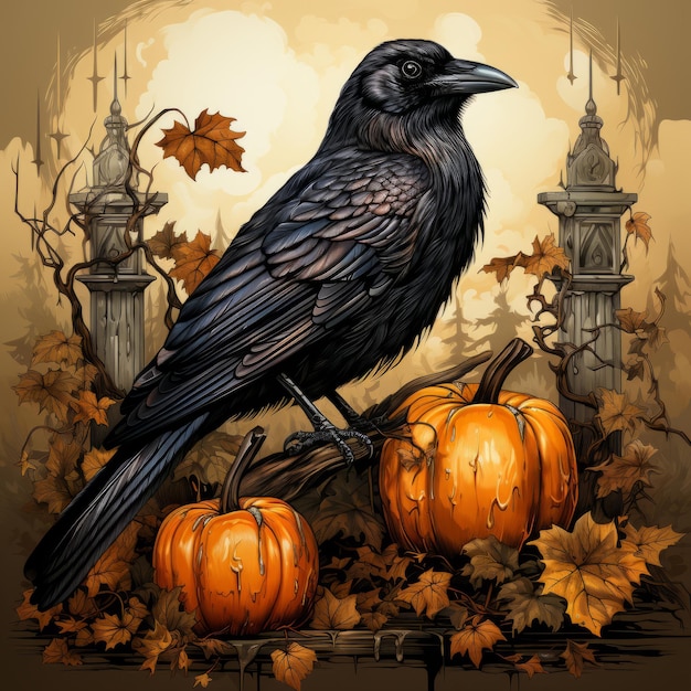 Halloween-Kunstdesign