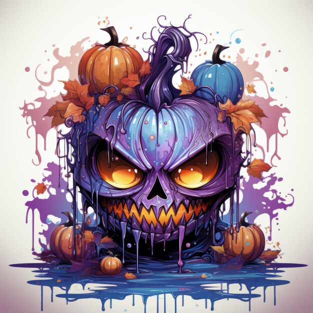 Halloween-Kunstdesign