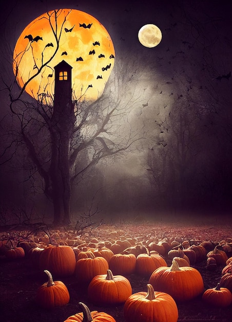 Halloween-Landschaft