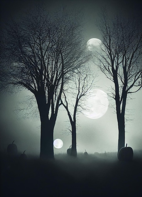 Halloween-Landschaft