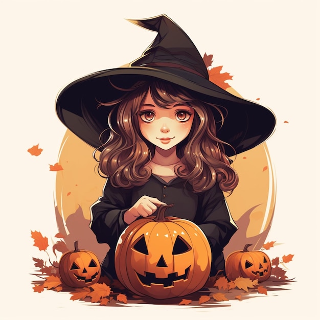 Halloween-Mädchen