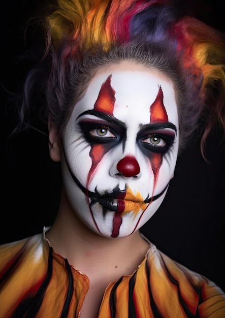 Halloween-Make-up und Gothic-Fotoshooting