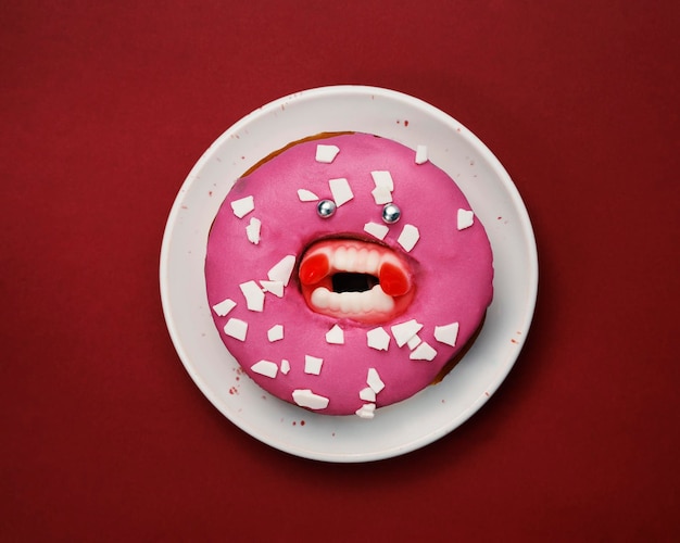 Halloween-Monster-Donuts Halloween-Party-Leckerei-Idee