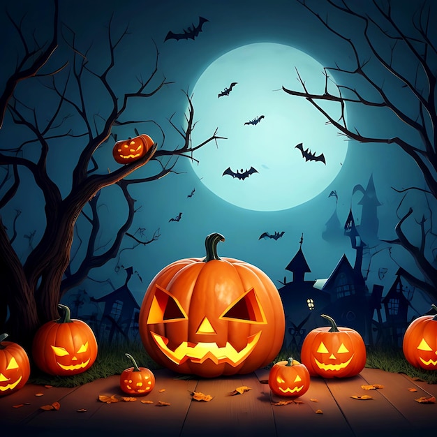 Halloween-Party-Bohrer-Hintergrund wird in KI generiert