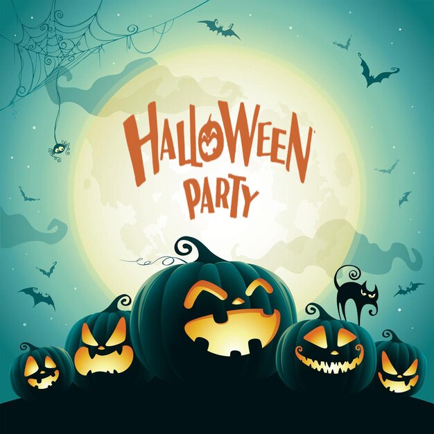 Halloween-Party-Plakat