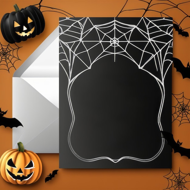 Halloween-Partyeinladung mit Halloween-Hintergrund