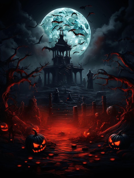 Halloween-Plakathintergrund