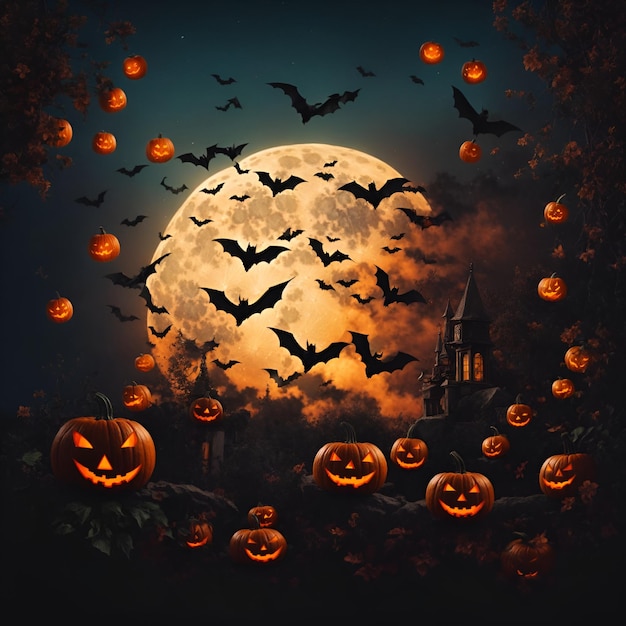 Halloween spooky Hintergrund