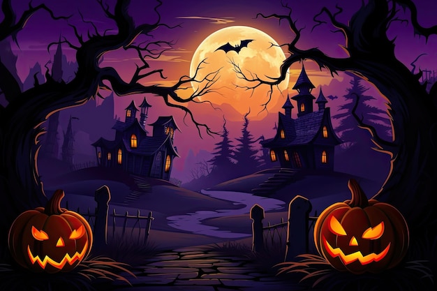 Halloween spooky Hintergrund