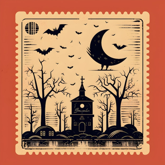 Halloween-Stempeldesign