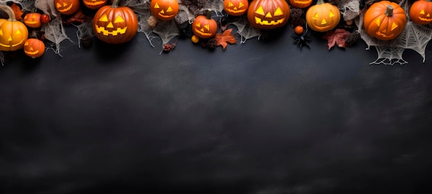Halloween-Tafel mit Exemplar