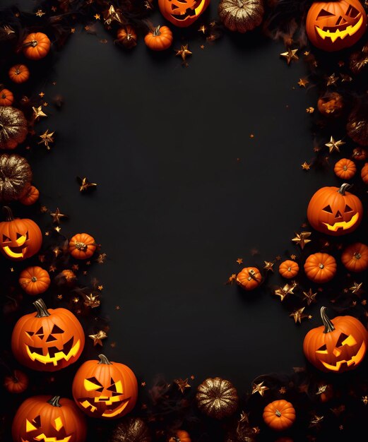 Foto halloween-tag-hintergrund-copy-raum für web-design-grußkarten-poster-werbewerk-illustration