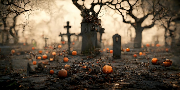 Halloween-Tagesaugen von Jack O' Lanterns Süßes oder Saures Samhain All Hallows' Eve All Saints' Eve All hallowe'en gruselig Horror Ghost Demon Hintergrund 31. Oktober