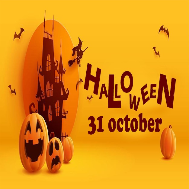 Halloween-Texthintergrund