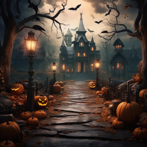 Halloween-Thema für Hintergrund