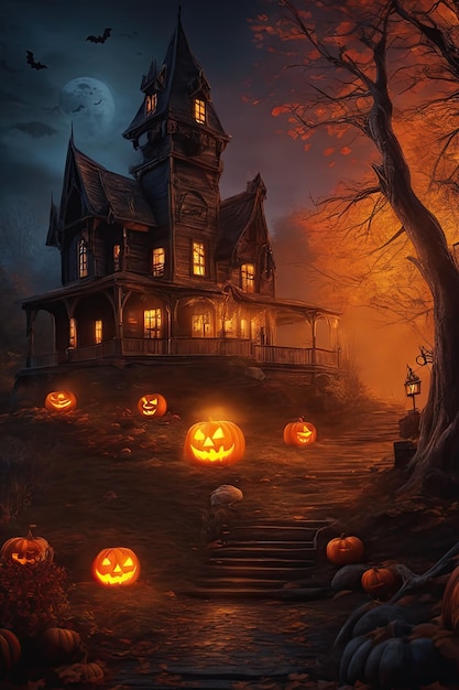 Halloween-Themen-Hintergrund