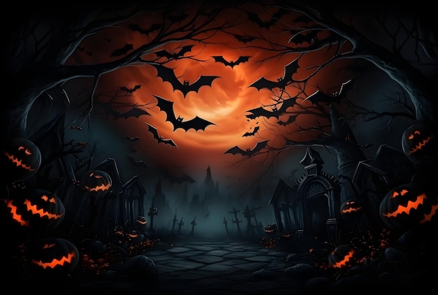 Halloween-Themen-Hintergrund