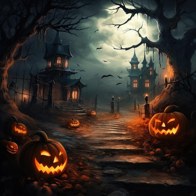 Foto halloween-themen-hintergrund