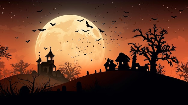 Halloween-Themenhintergrund