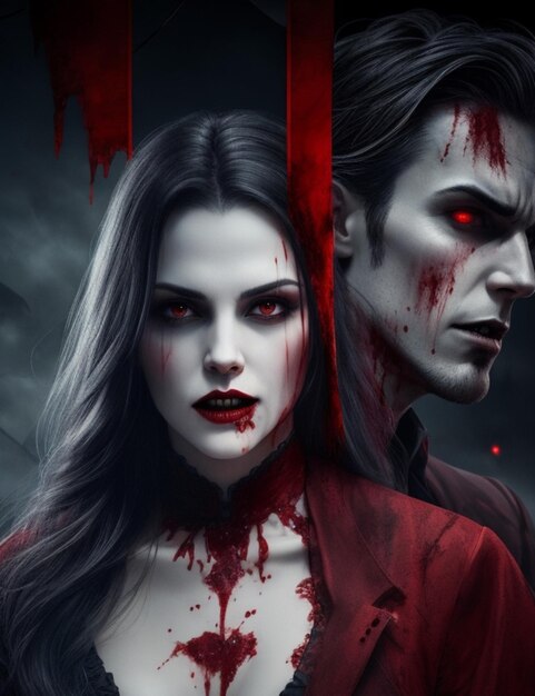 Halloween-Vampire-Hintergrund