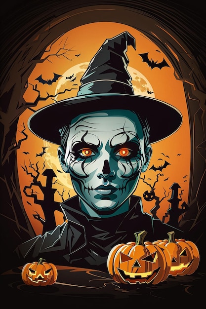 Halloween-Vektorbild