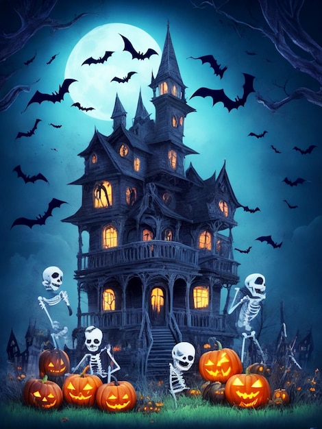 Halloween Wallpaper Ai generiert