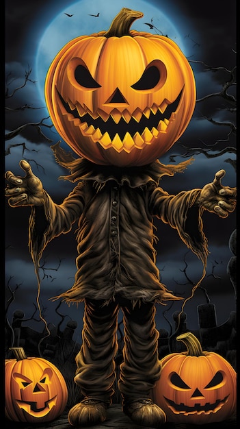 Halloween-Wallpapier ai generiert