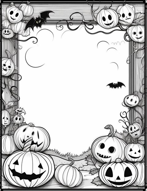 Halloweener Rahmenkunstbanner