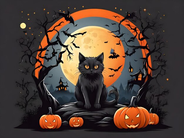 Halloweenkatte