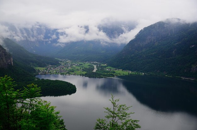 Hallstättersee von oben