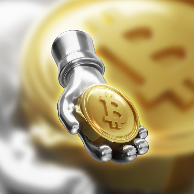 Foto halten bitcoin hodl bärenmarkt kryptowährung forex digital business geldmünzen münze unternehmen