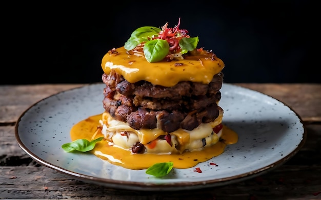 Halten Sie die Essenz von Medovik in einer köstlichen Food-Fotografie fest