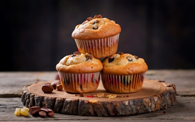 Halten Sie die Essenz von Muffins in einer köstlichen Food-Fotografie fest