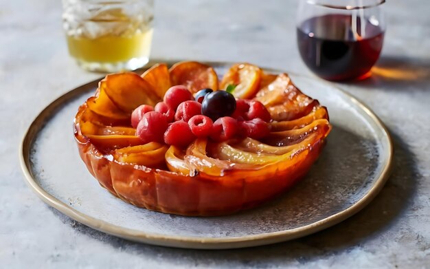 Halten Sie die Essenz von Tarte Tatin in einer köstlichen Food-Fotografie fest