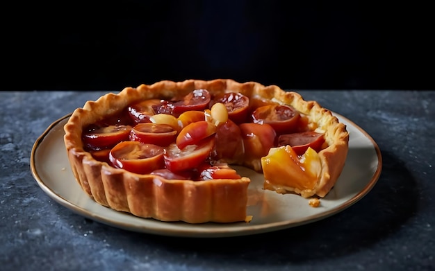 Halten Sie die Essenz von Tarte Tatin in einer köstlichen Food-Fotografie fest